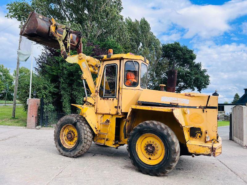 HANOMAG 22C/33C 4WD LOADING SHOVEL C/W BUCKET *VIDEO*