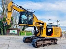 CATERPILLAR 320EL HIGH RISE CABIN TRACKED EXCAVATOR *YEAR 2016* C/W QUICK HITCH *VIDEO*