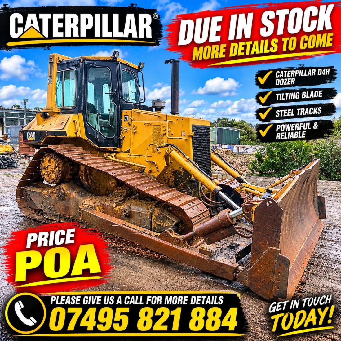 CATERPILLAR DOZER*C/W 6 WAY PAT BLADE*