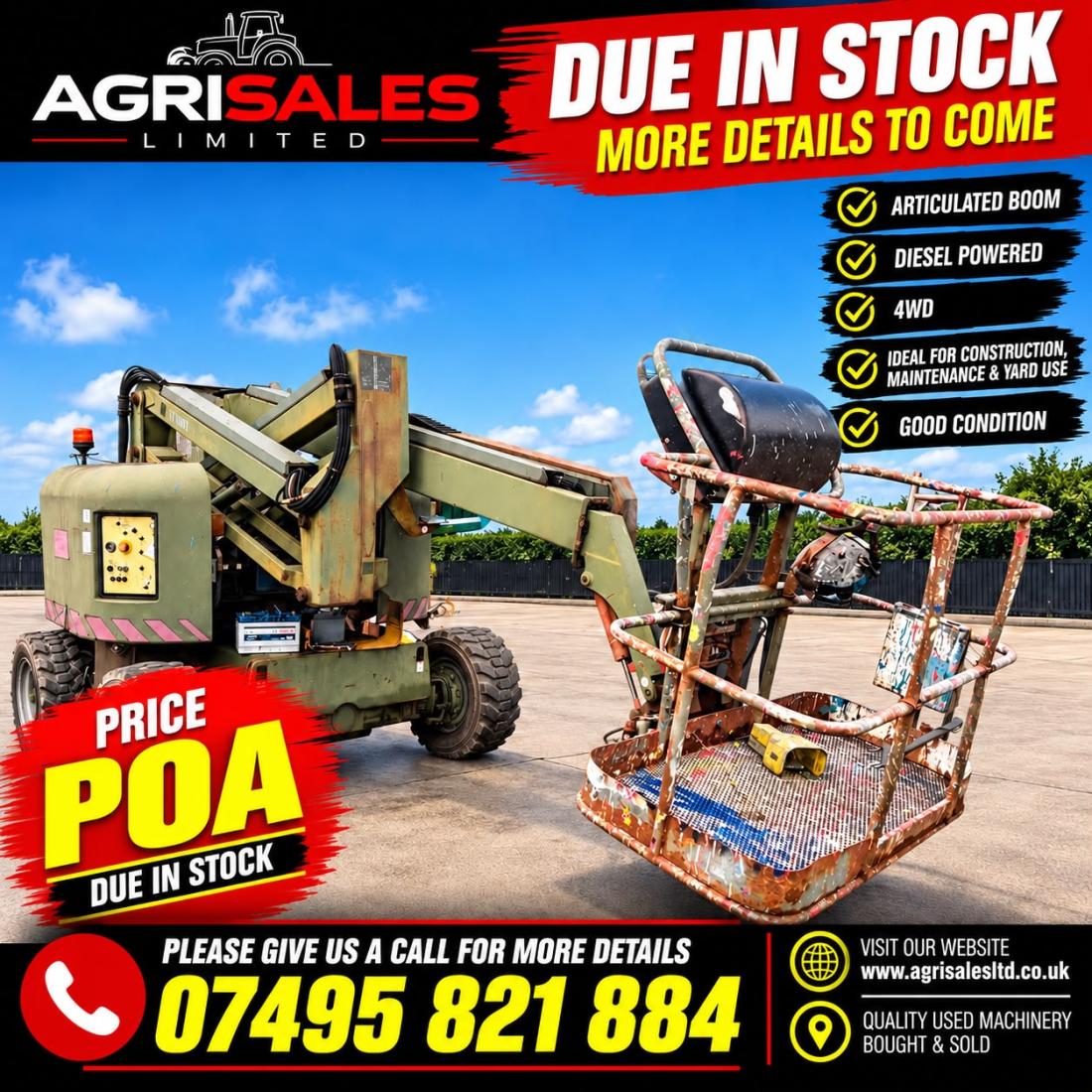 ARTICULATED TELESCOPIC 4WD MANLIFT