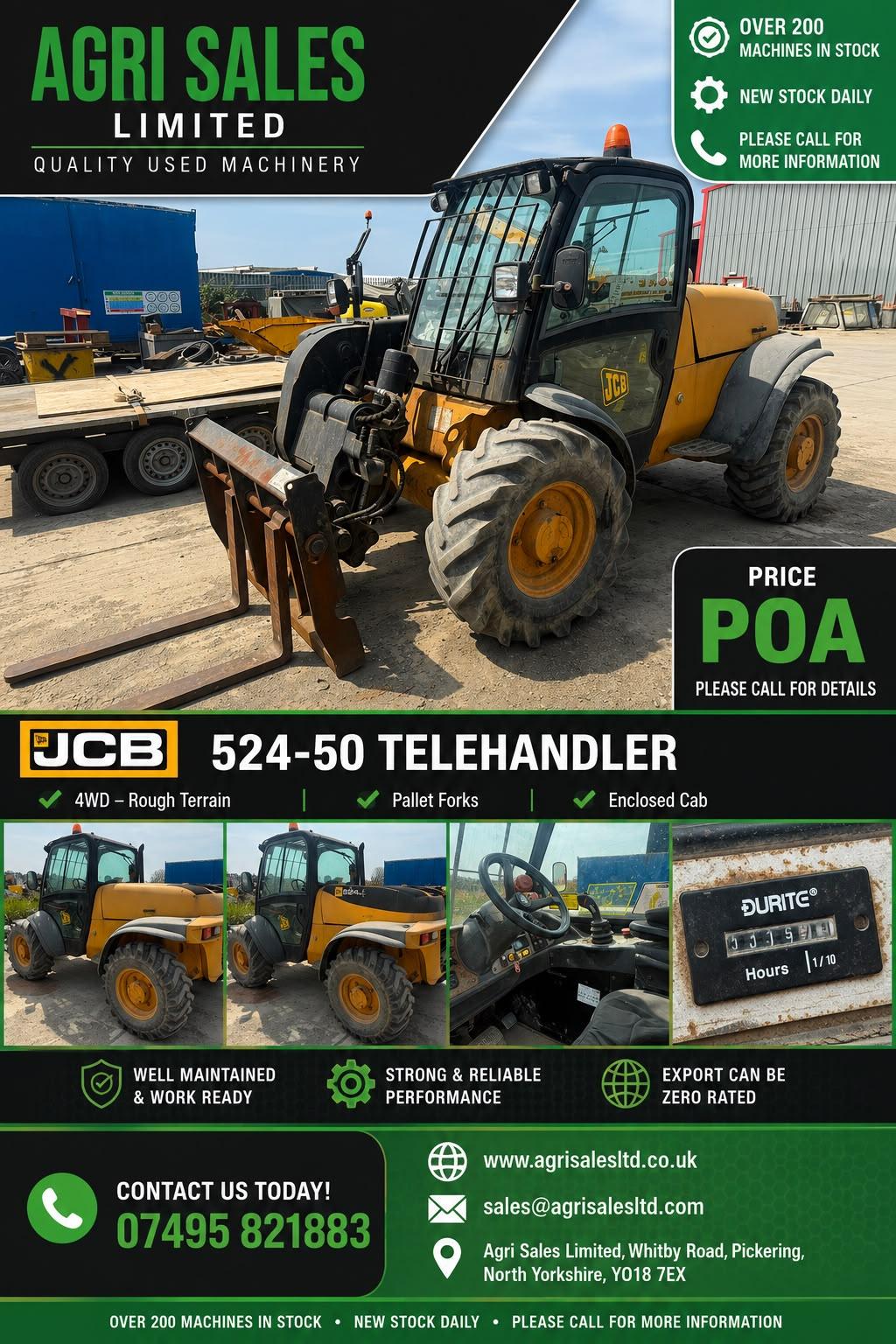 JCB 524-50 TELEHANDLER