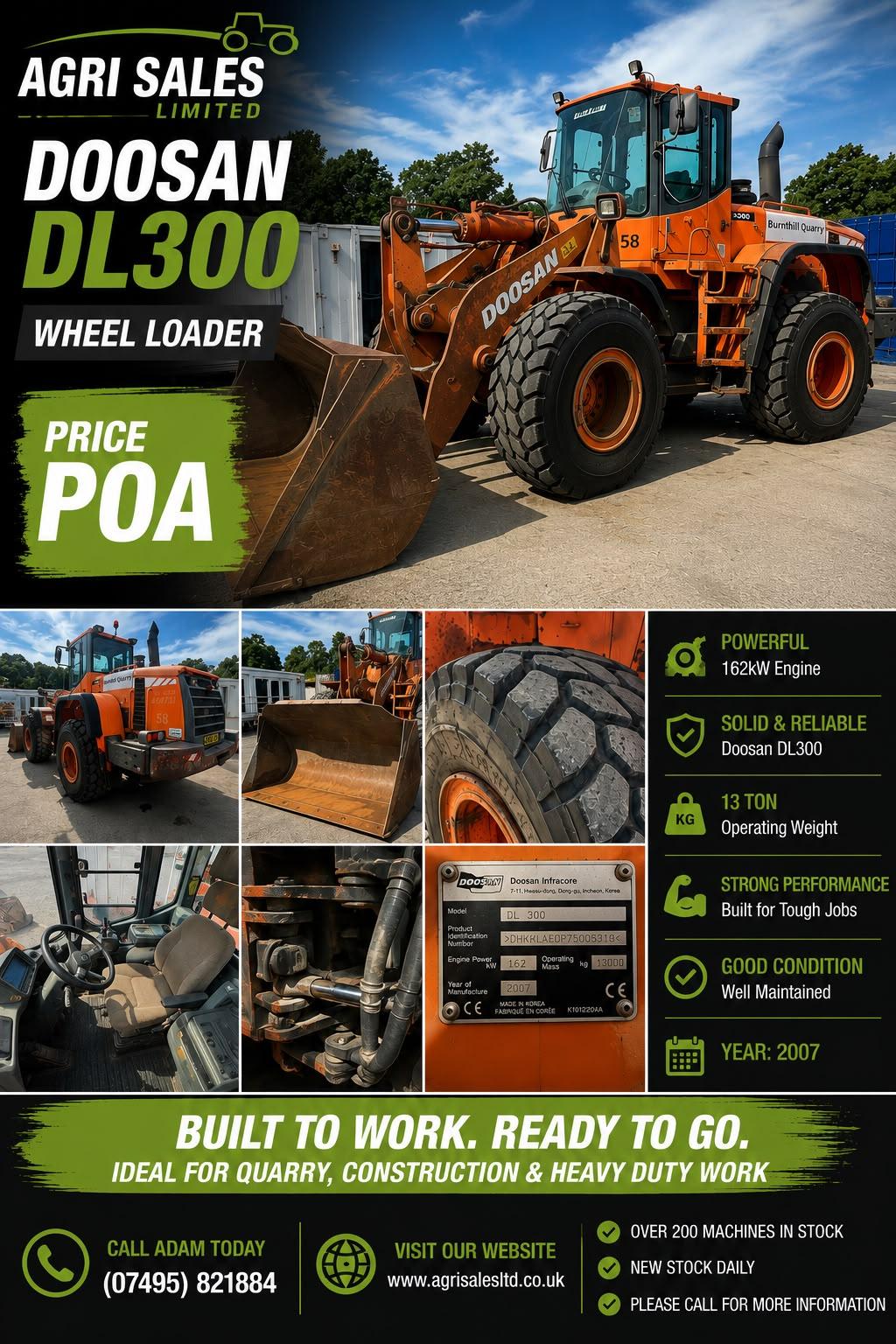 DOOSAN DL300 LOADING SHOVEL