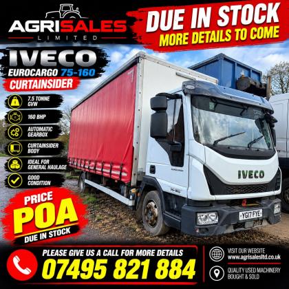 IVECO EUROCARGO 75-160 CURTAIN SIDER LORRY