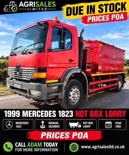MERCEDES 1823 HOTBOX LORRY*YEAR 1999*