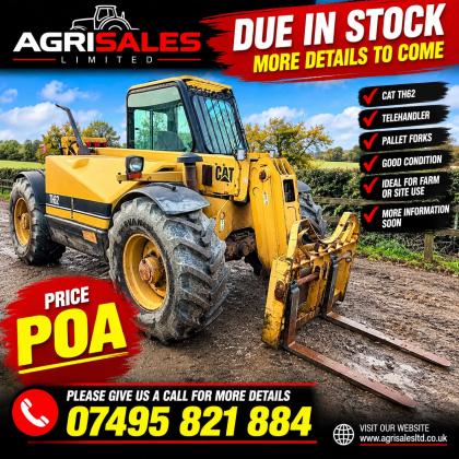 CATERPILLAR TH62 TELEHANDLER*C/W PALLET TINES*