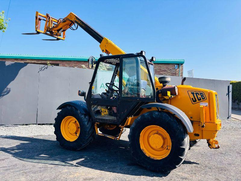 JCB 526-55 TURBO TELEHANDLER *C/W PALLET TINES*VIDEO*