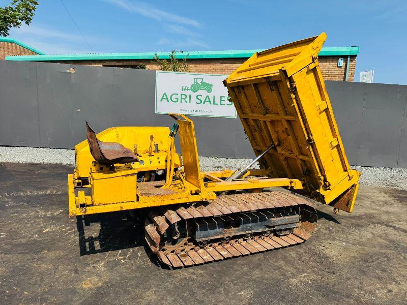 3 TONNE TRACKED DUMPER*C/W HYDRAULIC TIP*VIDEO*