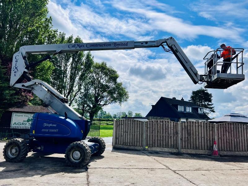JLG 600AJ AIREL PLATFORM * 60FT REACH * C/W TELESCOPIC BOOM *VIDEO*