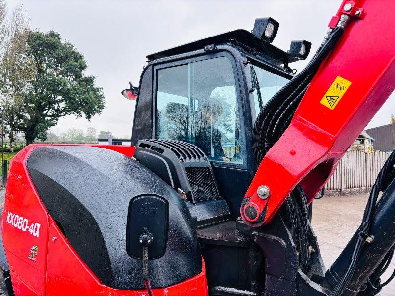 KUBOTA KX080-4TRACKED EXCAVATOR *YEAR 2020, 3465 HOURS* C/W QUICK HITCH *VIDEO*