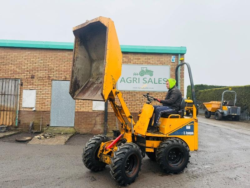 THWAITES 1 TONNE HIGH TIP DUMPER*YEAR 2017*1381 HOURS*VIDEO*