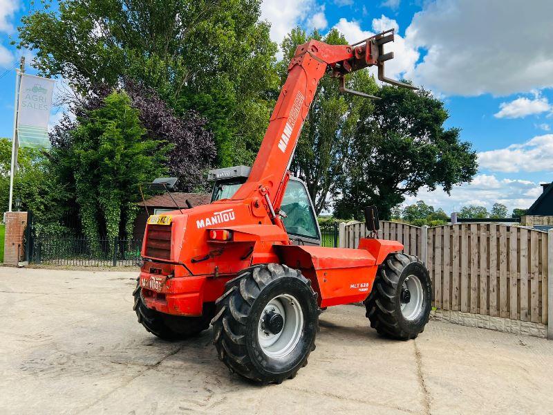 MANITOU MLT628T 4WD TELEHANDLER *6164 HOURS* C/W PALLET TINES *VIDEO*