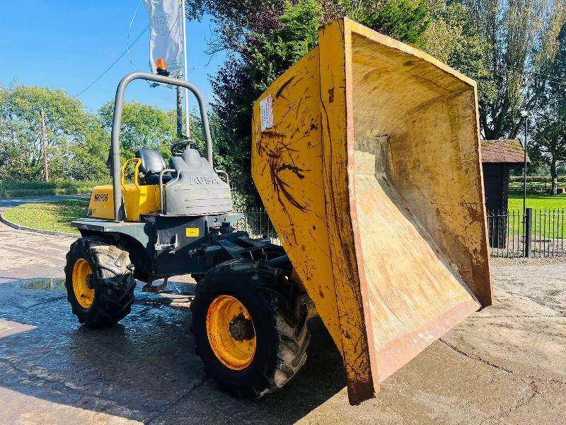 AUSA D600AP 4WD DUMPER * 1829 HOURS * C/W ROLE BAR & KUBOTA ENGINE 