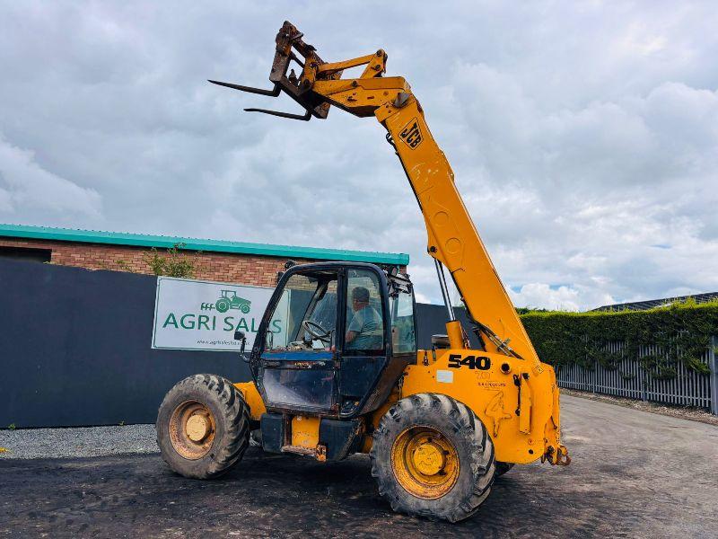 JCB 540-70 TELEHANDLER*C/W PALLET TINES*AG SPEC*VIDEO*