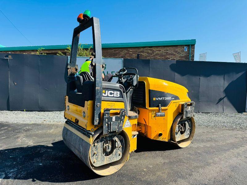 JCB VMT380-130 TANDEM ROLLER*YEAR 2015*VIDEO*
