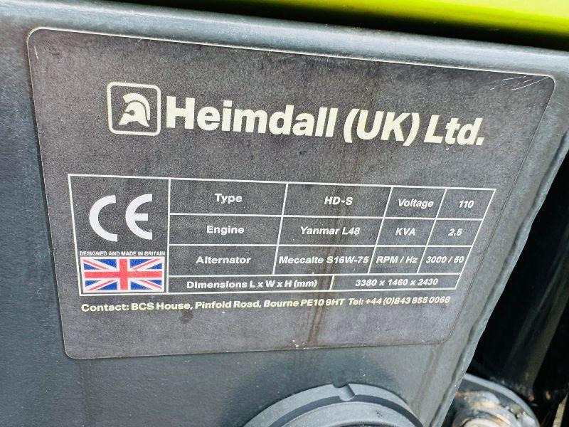HEIMDALL LIGHTING TOWERS*C/W HYDRAULIC LEGS*YEAR 2015*VIDEO*