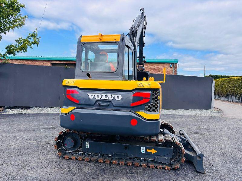 VOLVO EC55D RUBBER BLOCK TRACKS EXCAVATOR *YEAR 2017*C/W BUCKET*VIDEO*