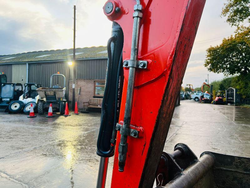 KUBOTA KX71-3 EXCAVATOR *YEAR 2012, 4178 HOURS* C/W 3 X BUCKETS *VIDEO*