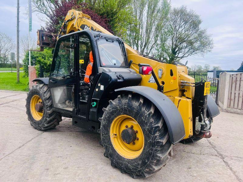 CATERPILLAR TH406AG 4WD TELEHANDLER *AG-SPEC , YEAR 2012* C/W PALLET TINES *VIDEO*