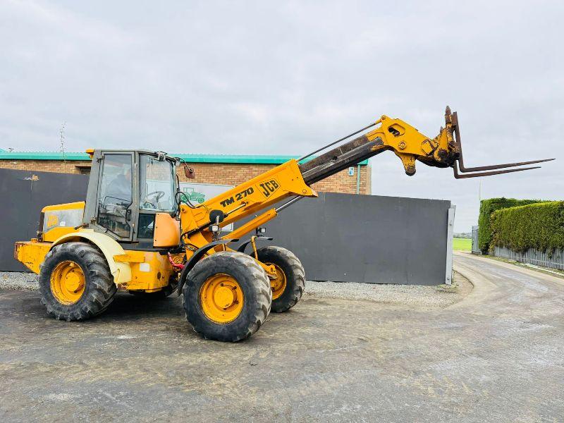 JCB TM270 ARTICULATED TELEHANDLER*SLOW IN REVERSE*VIDEO*