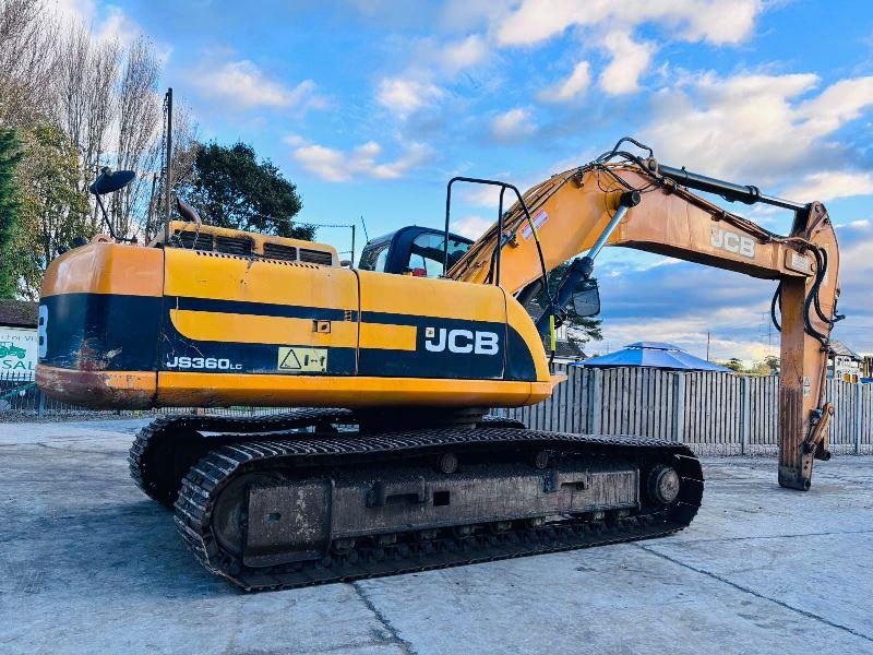 JCB JS360LC TRACKED EXCAVATOR *YEAR 2010* C/W REVERSE CAMERA *VIDEO*