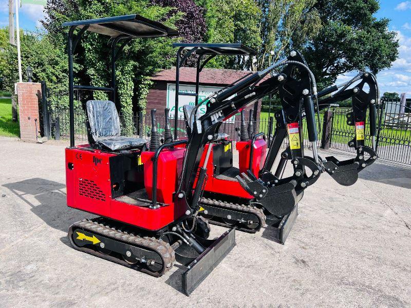 UNUSED JPC PC10 TRACKED EXCAVATOR * YEAR 2023, CHOICE OF 2*VIDEO*