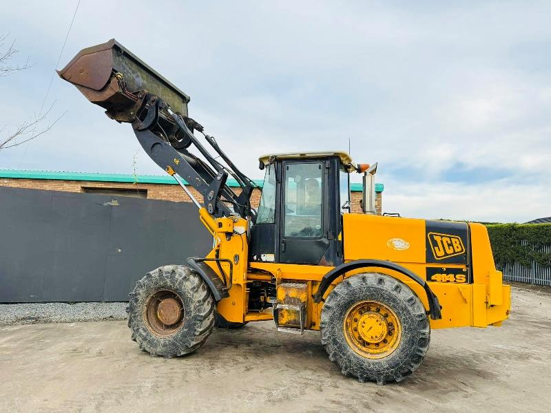 JCB 414S WHEELED LOADER HIGH TIP BUCKET*C/W BUCKET*VIDEO*