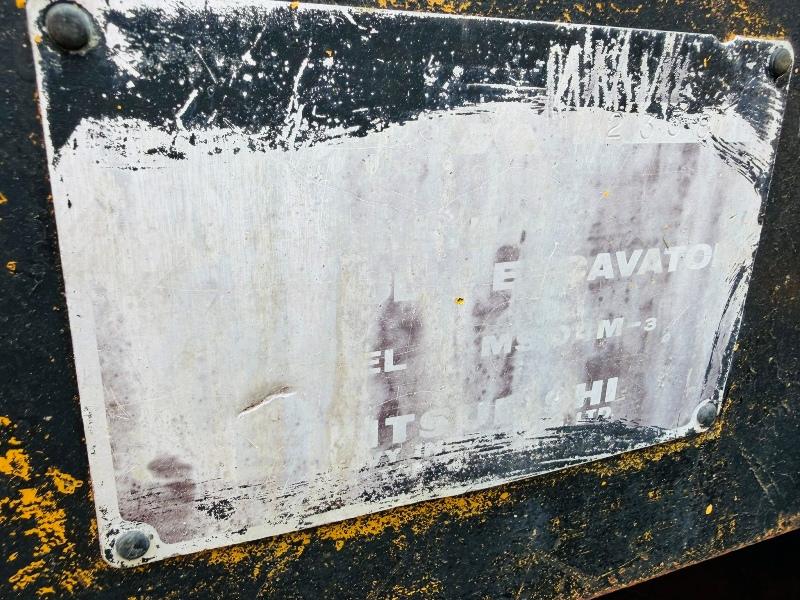 MITSUBISHI MS04-3 EXCAVATOR*C/W BUCKET*VIDEO*