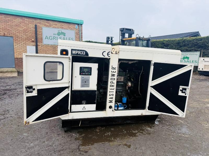MASTER POWER MPR33 30KVA GENERATOR*YEAR 2019*VIDEO*