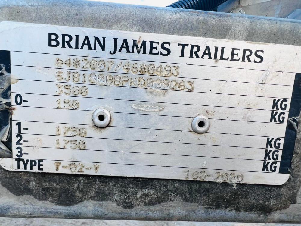 BRIAN JAMES T-02-T HIGH MAX TWIN AXLE TILTING CAR TRAILER * YEAR 2020 *