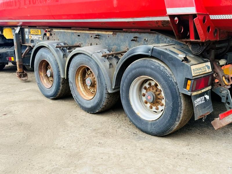 SCHMITZ TRI AXLE BULK TIPPING TRAILER*C/W EASY SHEET*VIDEO*