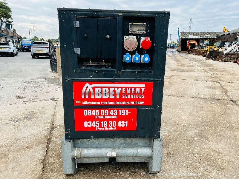 SDMO R66C2 60KVA GENERATOR *YEAR 2010* C/W JOHN DEERE ENGINE *VIDEO*
