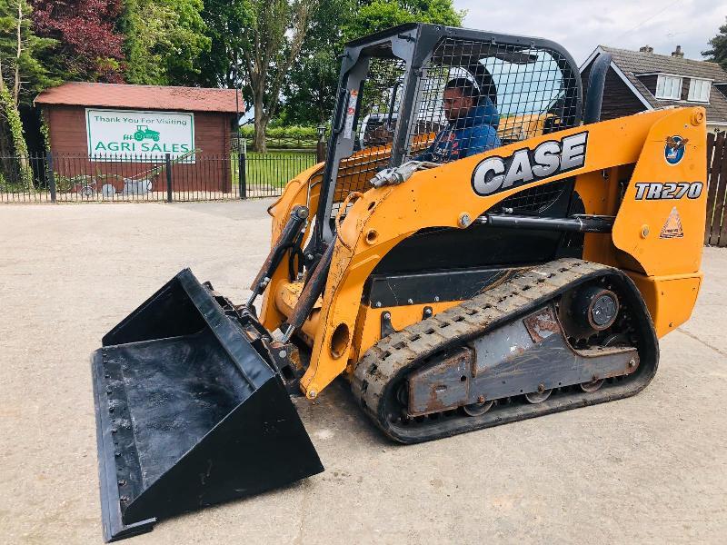 CASE TR270 TRACKED SKIDSTEER *YEAR 2015* C/W JOYSTICK CONTROLS * PLEASE