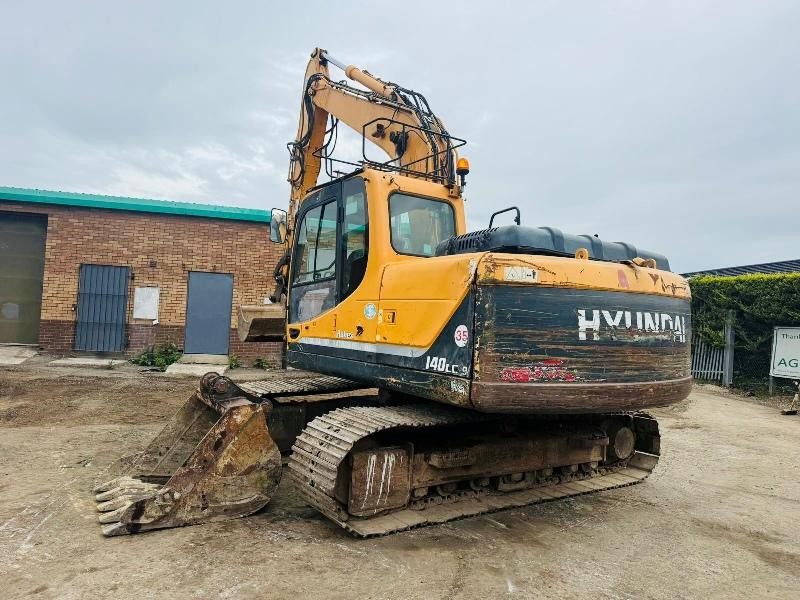 HYUNDAI ROBEX 140LCM-9 EXCAVATOR*C/W 2 BUCKETS*YEAR 2014*VIDEO*