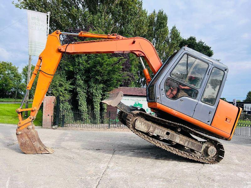 HITACHI EX60-3 TRACKED EXCAVATOR C/W BUCKET & BLADE *VIDEO*