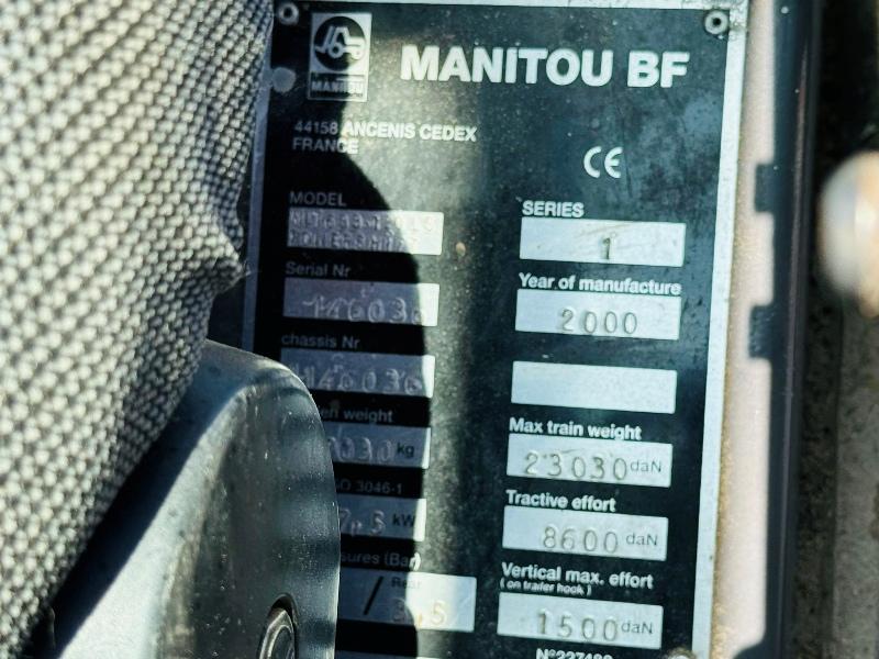 MANITOU MLT 633-120 LS TURBO TELEHANDLER*C/W PALLET TINES*VIDEO*