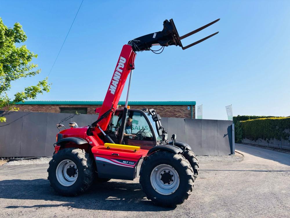 MANITOU 629 TURBO TELEHANDLER *AG SPEC* C/W PALLET TINES*YEAR 2016*VIDEO*