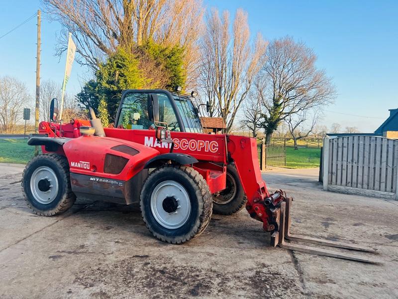 MANITOU MLT845-120 4WD TELEHANDLER C/W PALLET TINES *VIDEO*