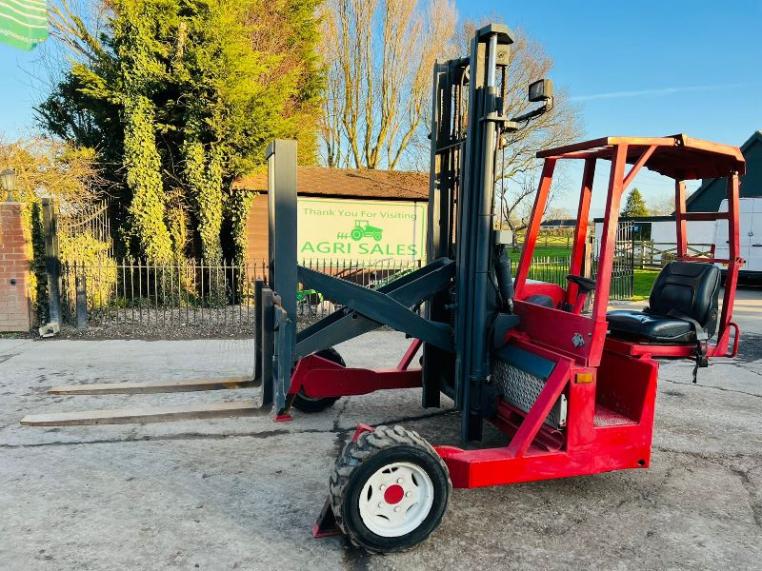 KOOIAAP FORK TRUCK C/W KUBOTA ENGINE & HYDRAULIC PUSH OUT HEAD STOCK *VIDEO*