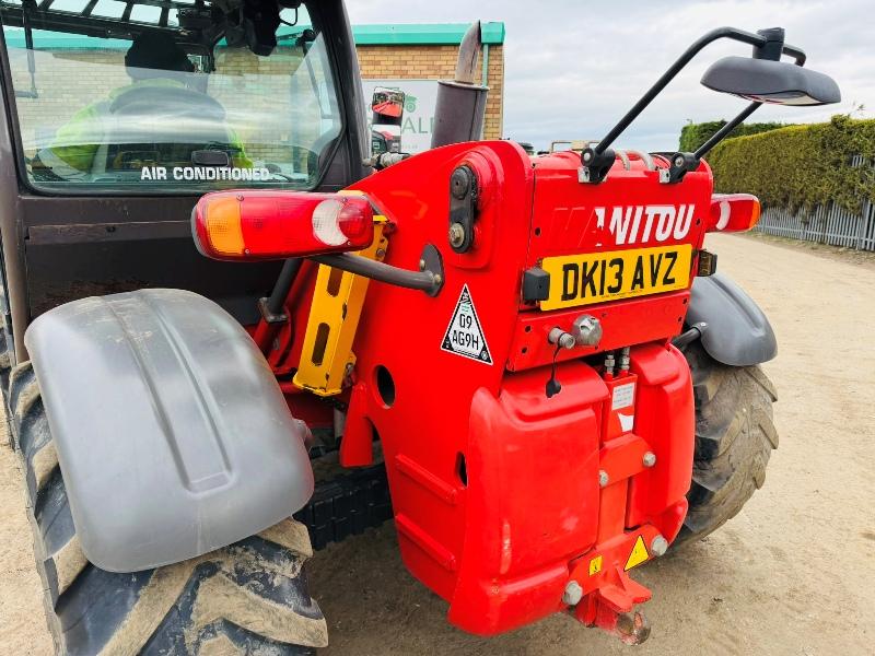 MANITOU MLT 634-120 LSU PS TELEHANDLER*C/W PALLET TINES*YEAR 2013*VIDEO*