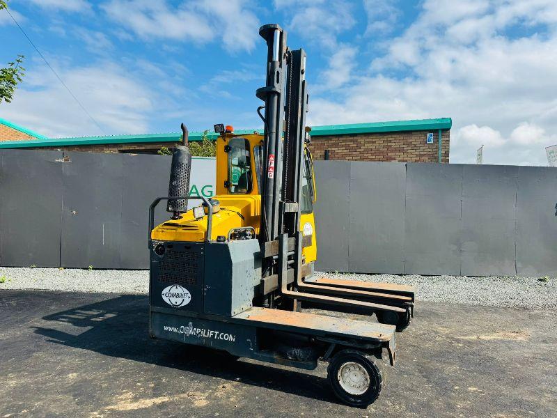 COMBILIFT 4000 DIESEL TRUCK MOUNTED FORKLIFT*C/W FORK POSITIONER*VIDEO*
