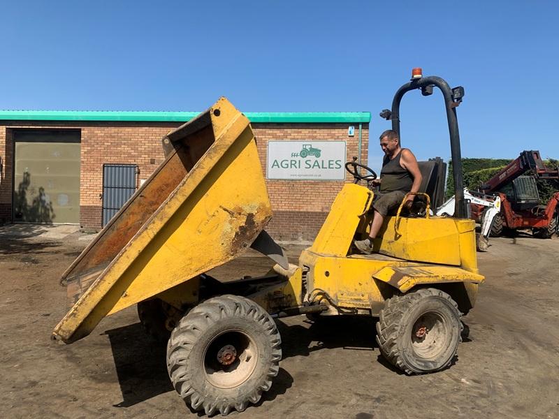 THWAITES 3 TONNE STRAIGHT TIP DUMPER*C/W YANMAR ENGINE*VIDEO*