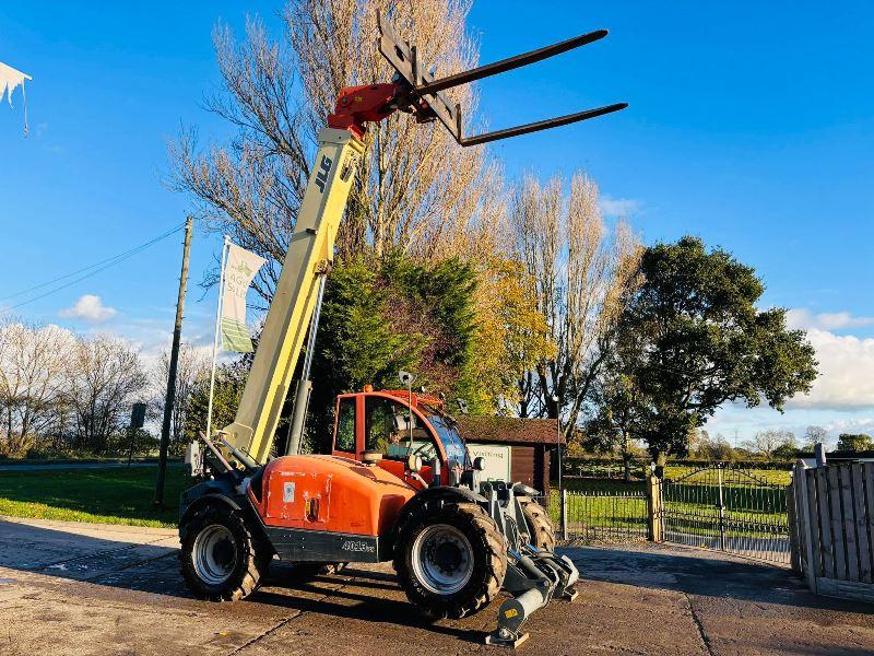 JLG 4013 4WD TELEHANDLER *YEAR 2008, 6264 HOURS* C/W LONG PALLET TINES *VIDEO*