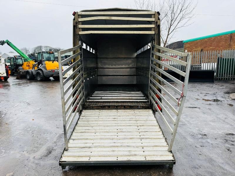IFOR WILLIAMS CATTLEBOX TRAILER*C/W PARTITION*VIDEO*