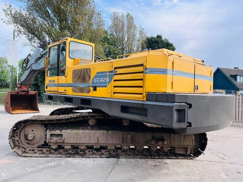 AKERMAN EC420 TRACKED EXCAVATOR C/W DOUBLE LOCKING QUICK HITCH & BUCKET *VIDEO*