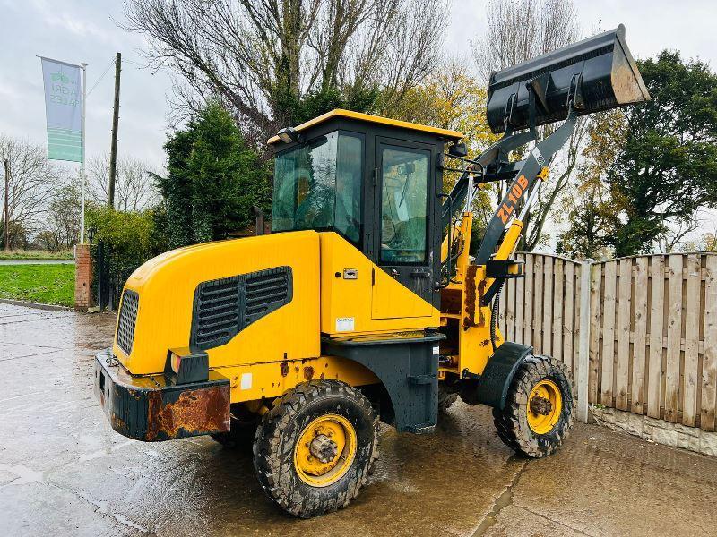 ZL10B 4WD LOADING SHOVEL C/W BUCKET * VIDEO *
