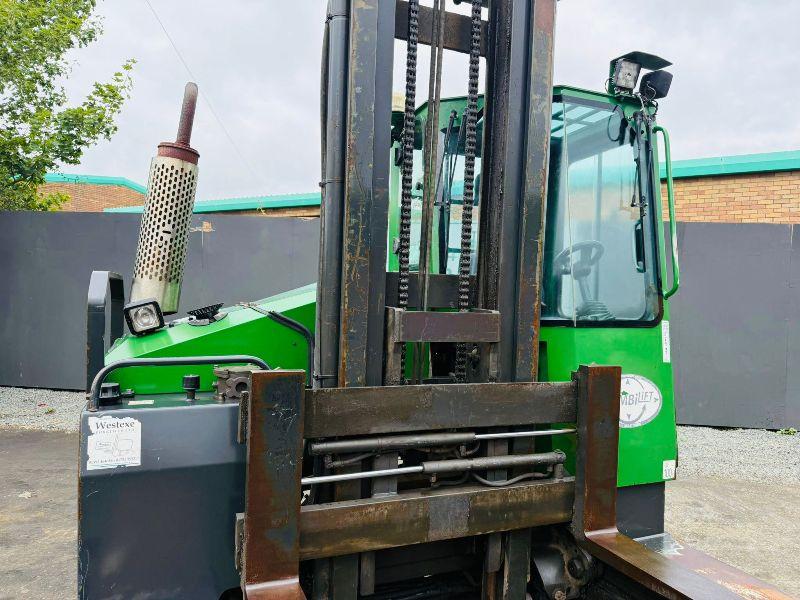COMBILIFT C4000 DIESEL TRUCK MOUNTED FORKLIFT*C/W FORK POSITIONER*VIDEO*