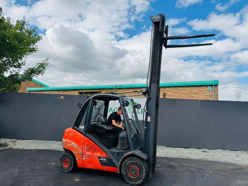 LINDE H35D-02 FORKLIFT*C/W PALLET TINES*YEAR 2016*VIDEO*