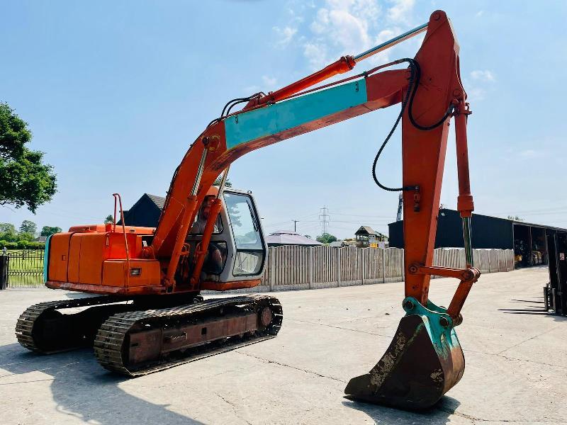 SUMIMOTO SH120 TRACKED EXCAVATOR C/W BUCKET *VIDEO*