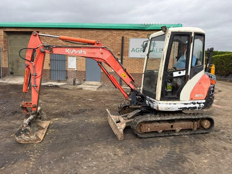 KUBOTA KX71-3 MINI DIGGER*C/W BUCKET*VIDEO*