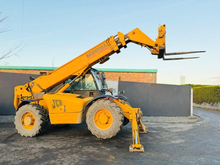 JCB 530-120 TELEHANDLER*C/W JACK LEGS*VIDEO*